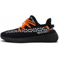 Кроссовки Adidas Yeezy Boost 350 V2 X Off White Custom Black