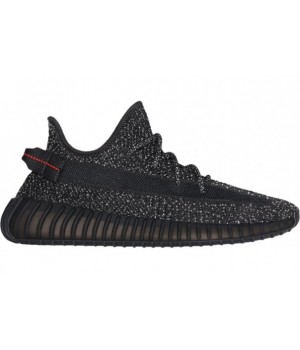 Adidas Yeezy Boost 350 V2 Reflective Black Big Size