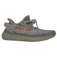 Adidas Yeezy Boost 350 V2 серые с принтом