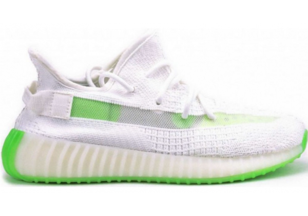 Adidas Yeezy Boost 350 V2 White Green Big Size