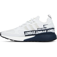 Adidas ZX 2K Boost Bold Logo Graphic White Navy