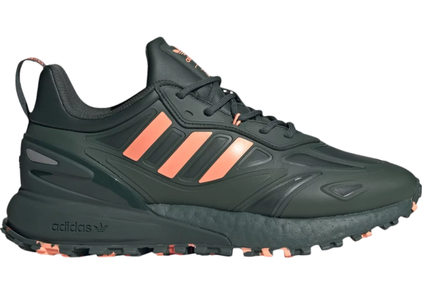 Adidas ZX 2K Boost 2.0 Trail Mineral Green Beam Orange